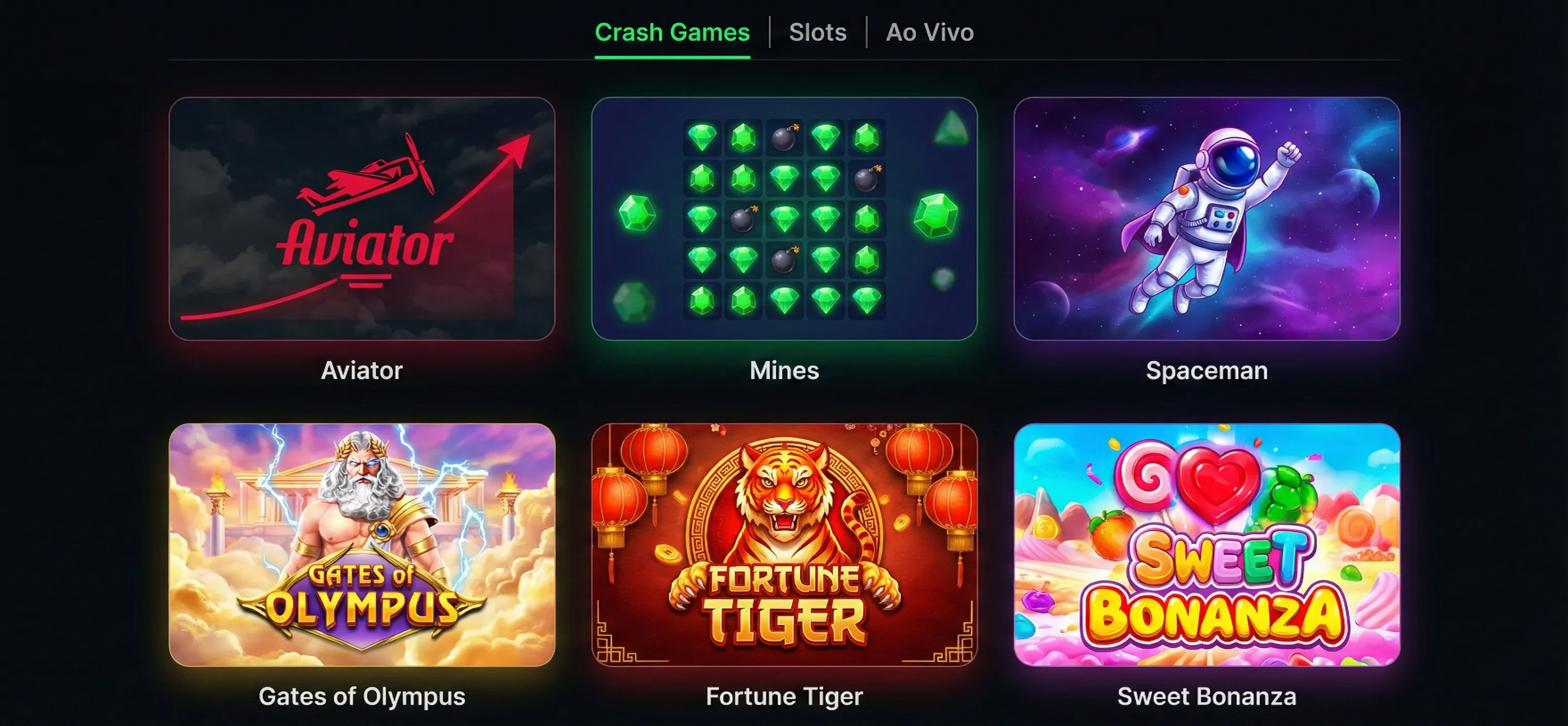 Jogos de cassino na Betnacional: Aviator, Gates of Olympus, Fortune Tiger